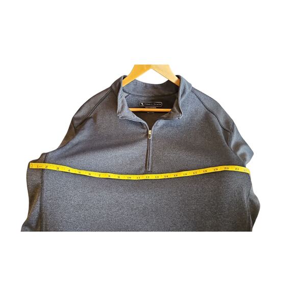 Pebble Beach men's performance golf 1/4 zip pullover, grey heather size Large - Picture 8 of 8